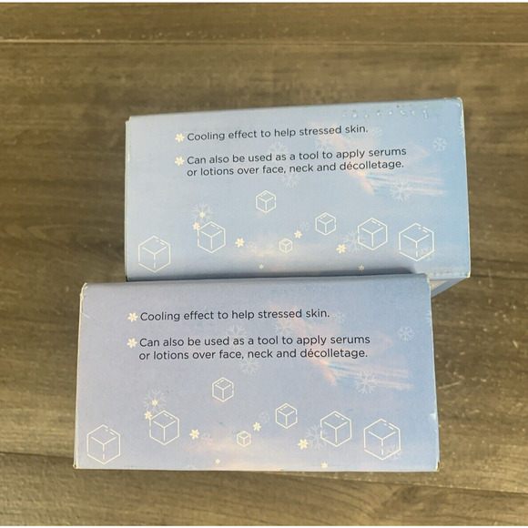 Lot of 2 - Pacifica Chill Baby Cooling Cryo Globes Facial Massage 2 Glass Globes - Picture 10 of 16